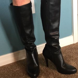 Nine West tall black Boots